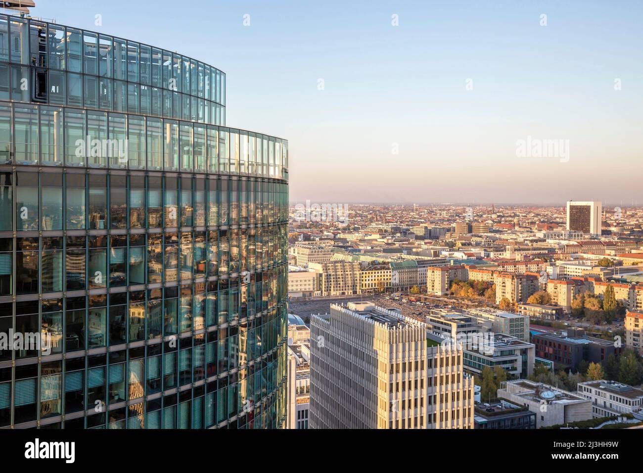 View of Berlin from Kolau Tower Stock Photo
