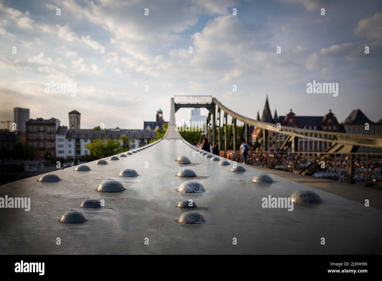 Steel rivets on a bridge in Frankfurt am Main, Germany Stock Photo Alamy