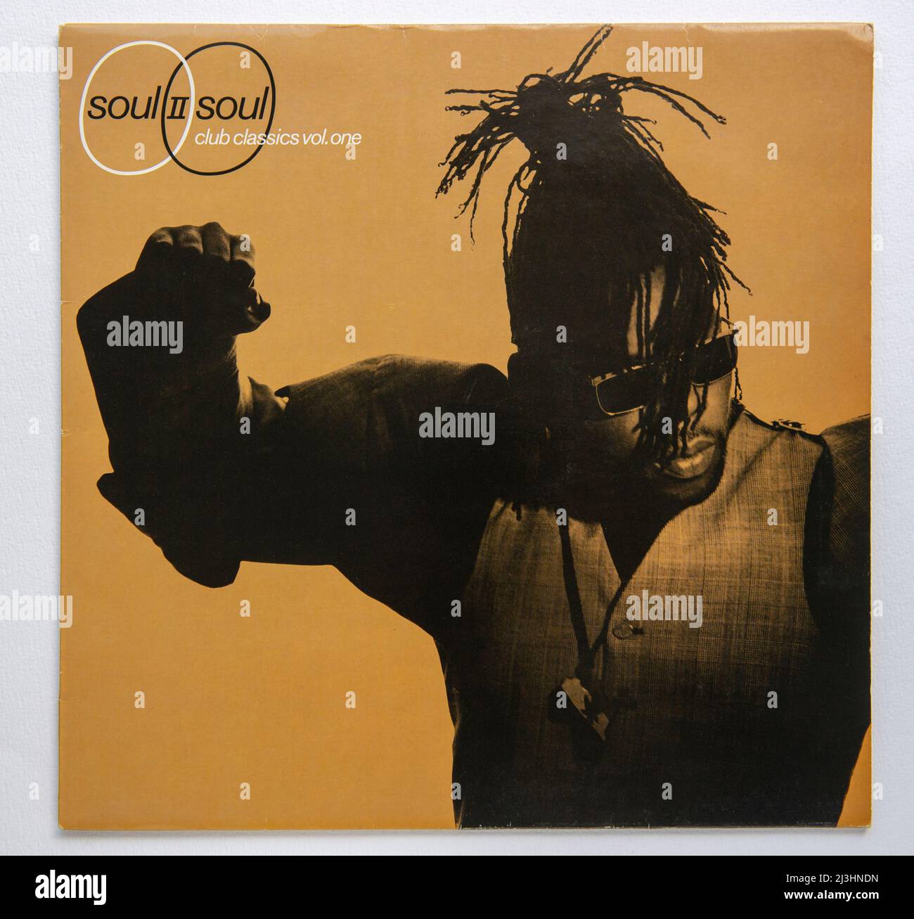 LP cover of Club Classics Vol. One, the debut album by British group Soul II Soul, released in 1989. Stock Photo