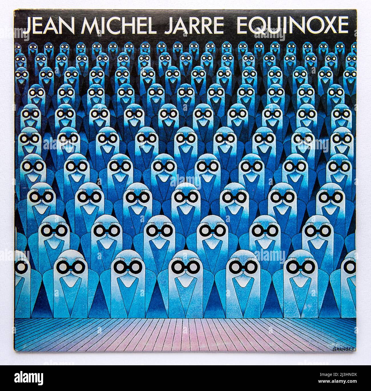 LP cover of Equinoxe, the fourth studio album by French electronic musician  and composer Jean Michel Jarre, released in 1978 Stock Photo - Alamy