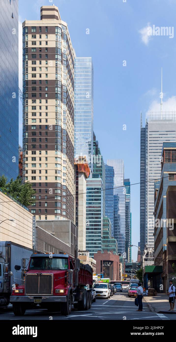 Hell's Kitchen, New York City, NY, USA, street scene Stock Photo - Alamy
