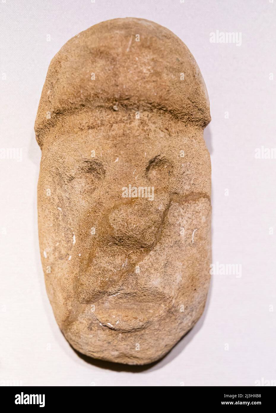 Anthropomorphic idol - Piciorul Lupului (Ciurea, Lasi)  3rd- 1st century BC Stock Photo
