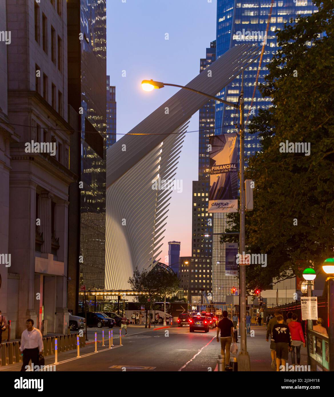 FULTON ST, New York City, NY, USA, At the new One World Trade Center in