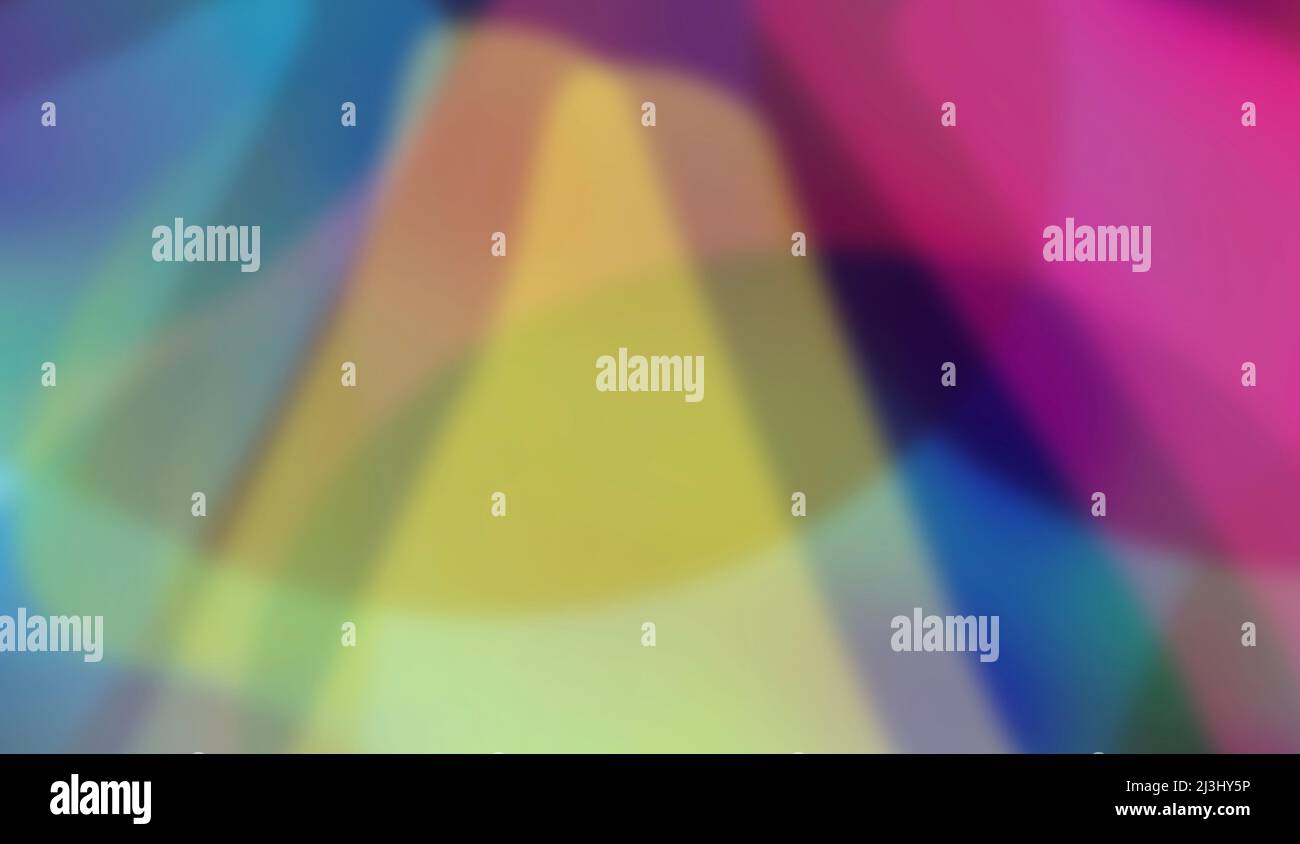 Multi colorful abstract rainbow colored background illustration Stock Photo