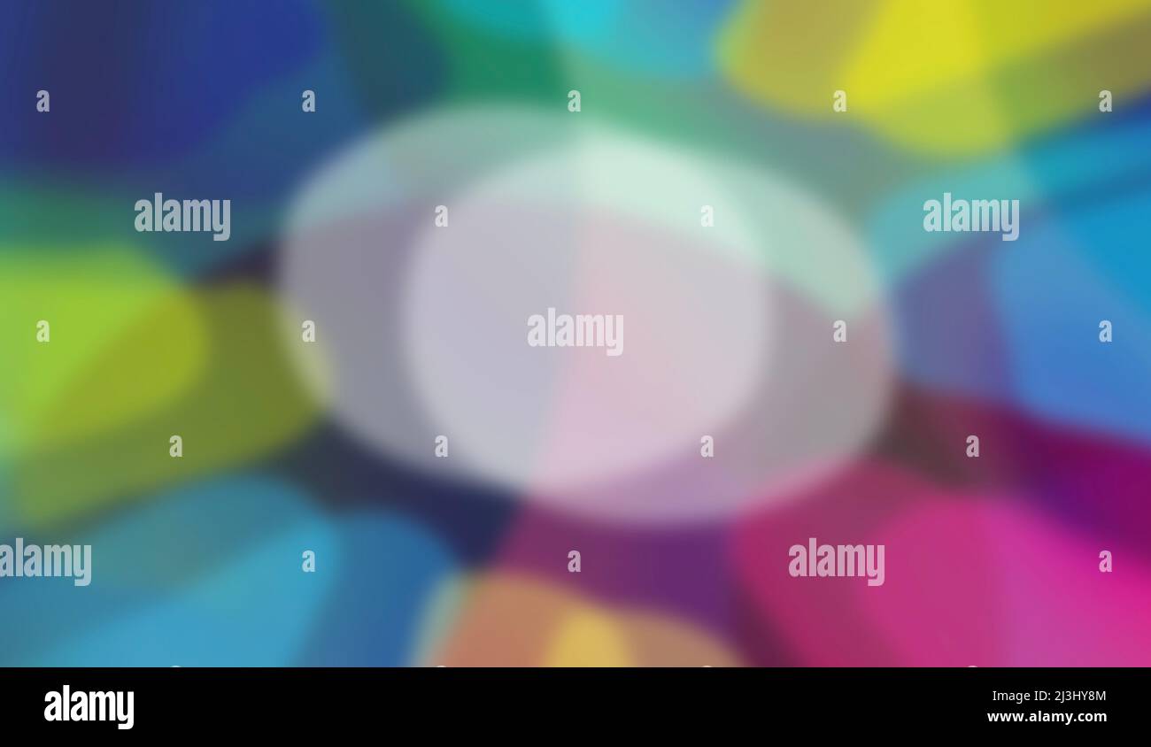 Multi colorful abstract rainbow colored background  illustration Stock Photo