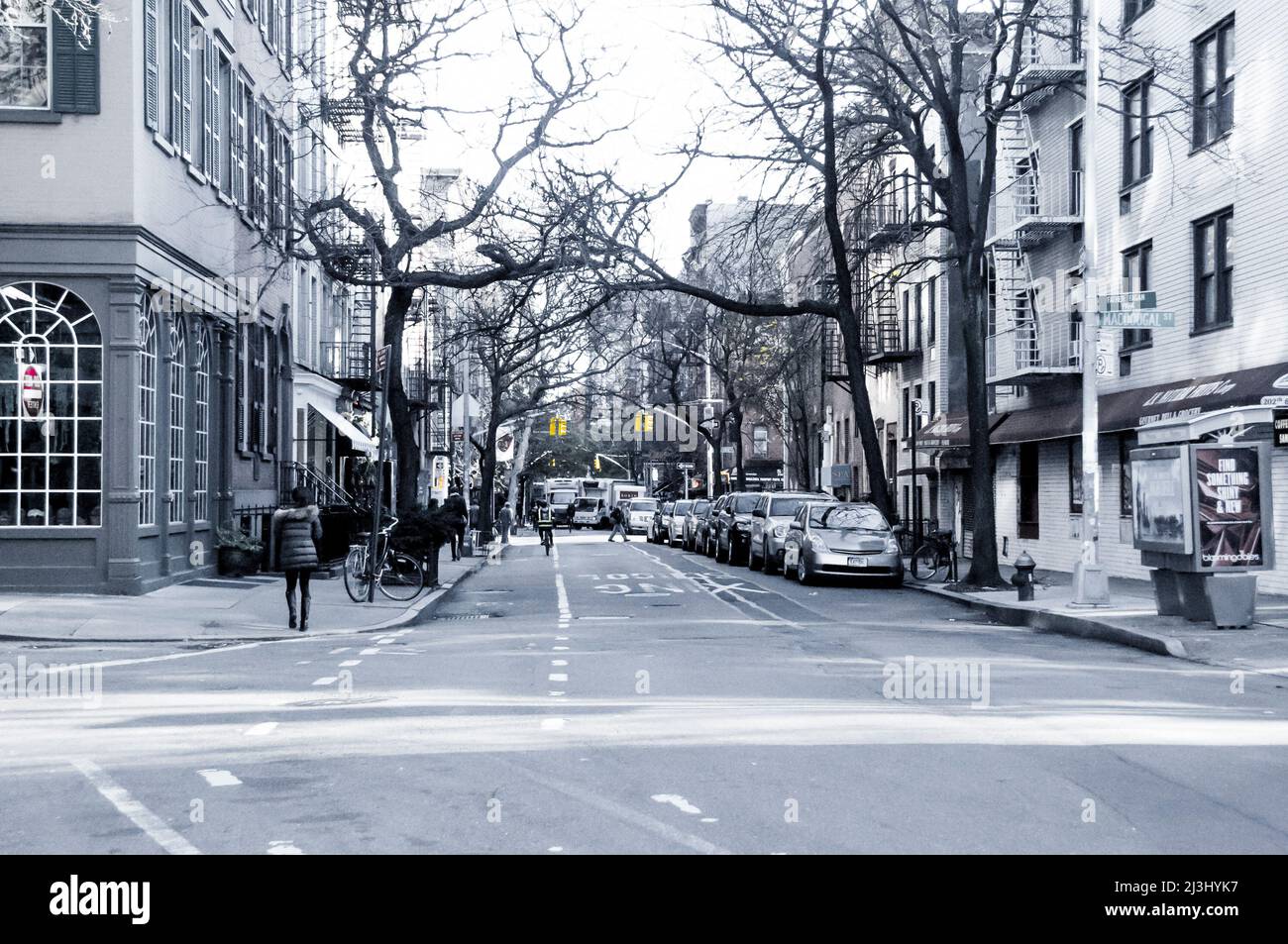 SOUTH VILLAGE, New York City, NY, USA, Typical Buildings in Lower Manhattan Stock Photo