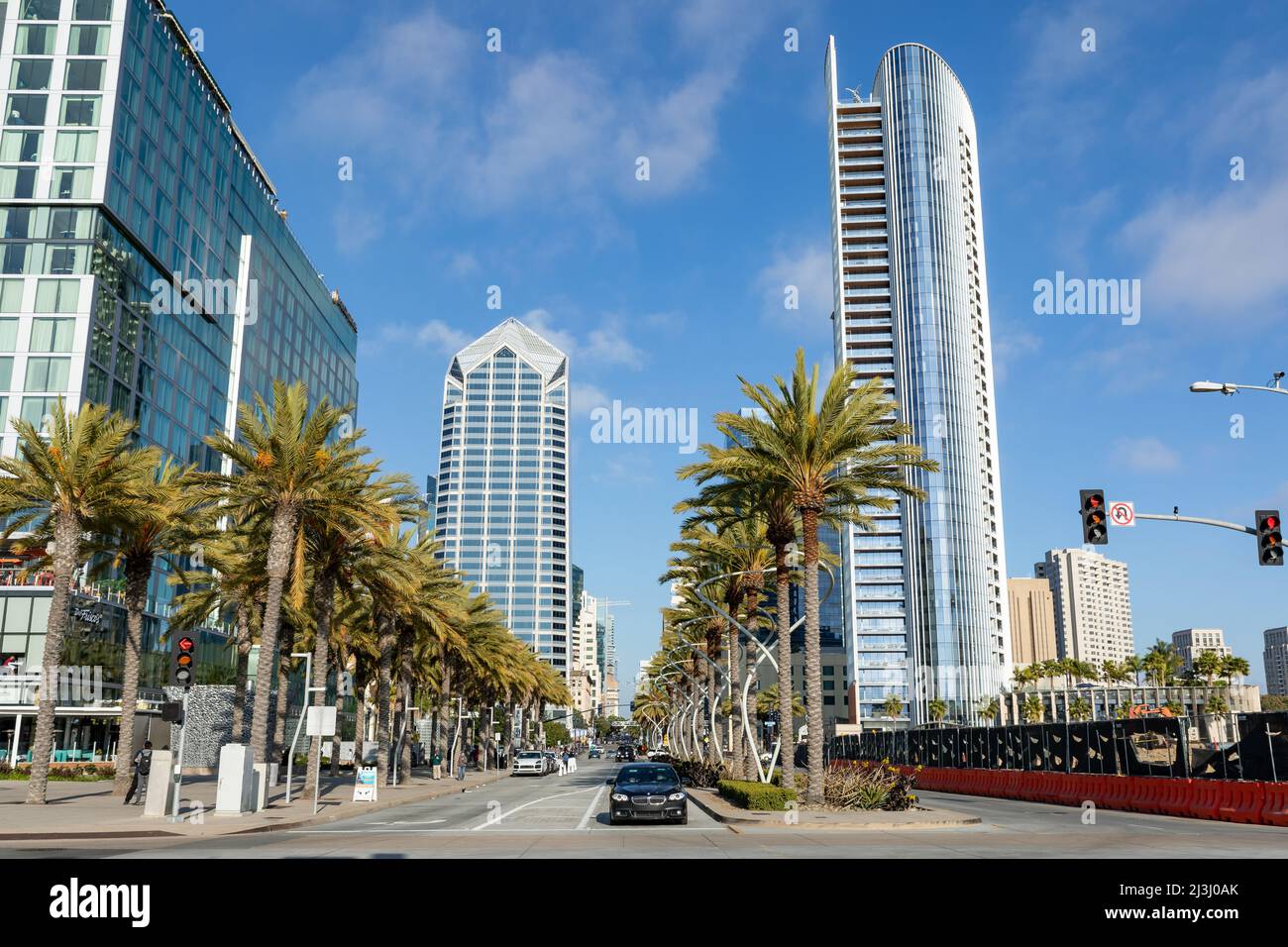 City of San Diego, Downtown Cityscape, San Diego California, USA Stock