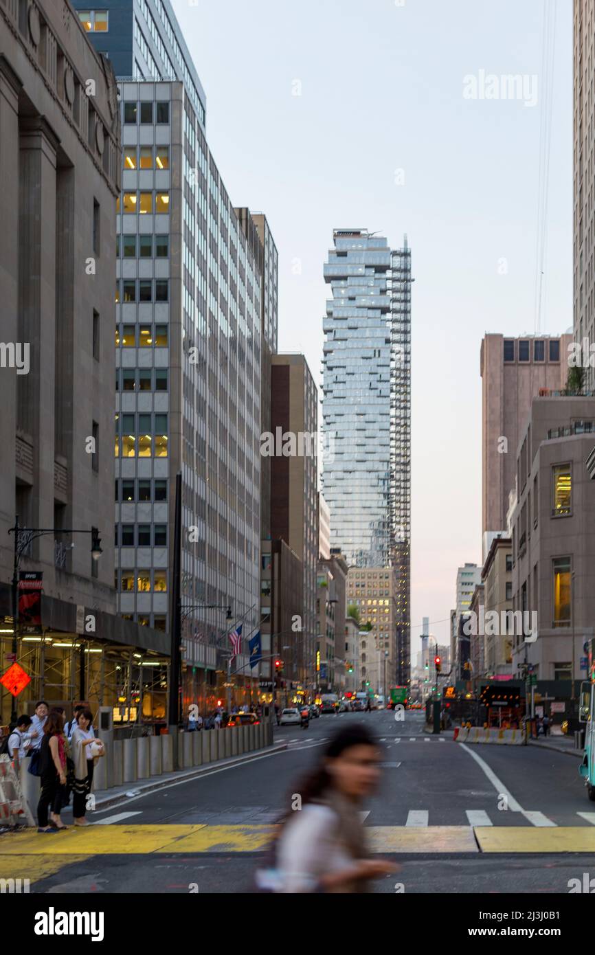 CHURCH ST/FULTON ST, New York City, NY, USA, At the new One World Trade