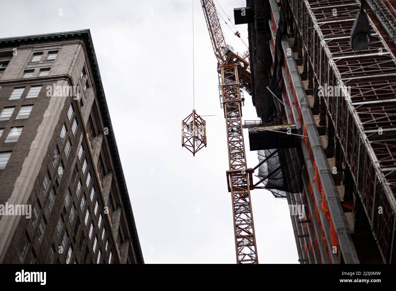 NOMAD, New York City, NY, USA, skyscraper, construction work Stock Photo