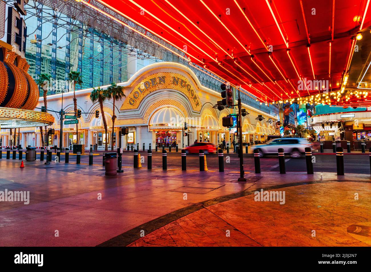 Gateway Arch to Fremont Street East District, Las Vegas, Nevada, USA, North  America Stock Photo - Alamy