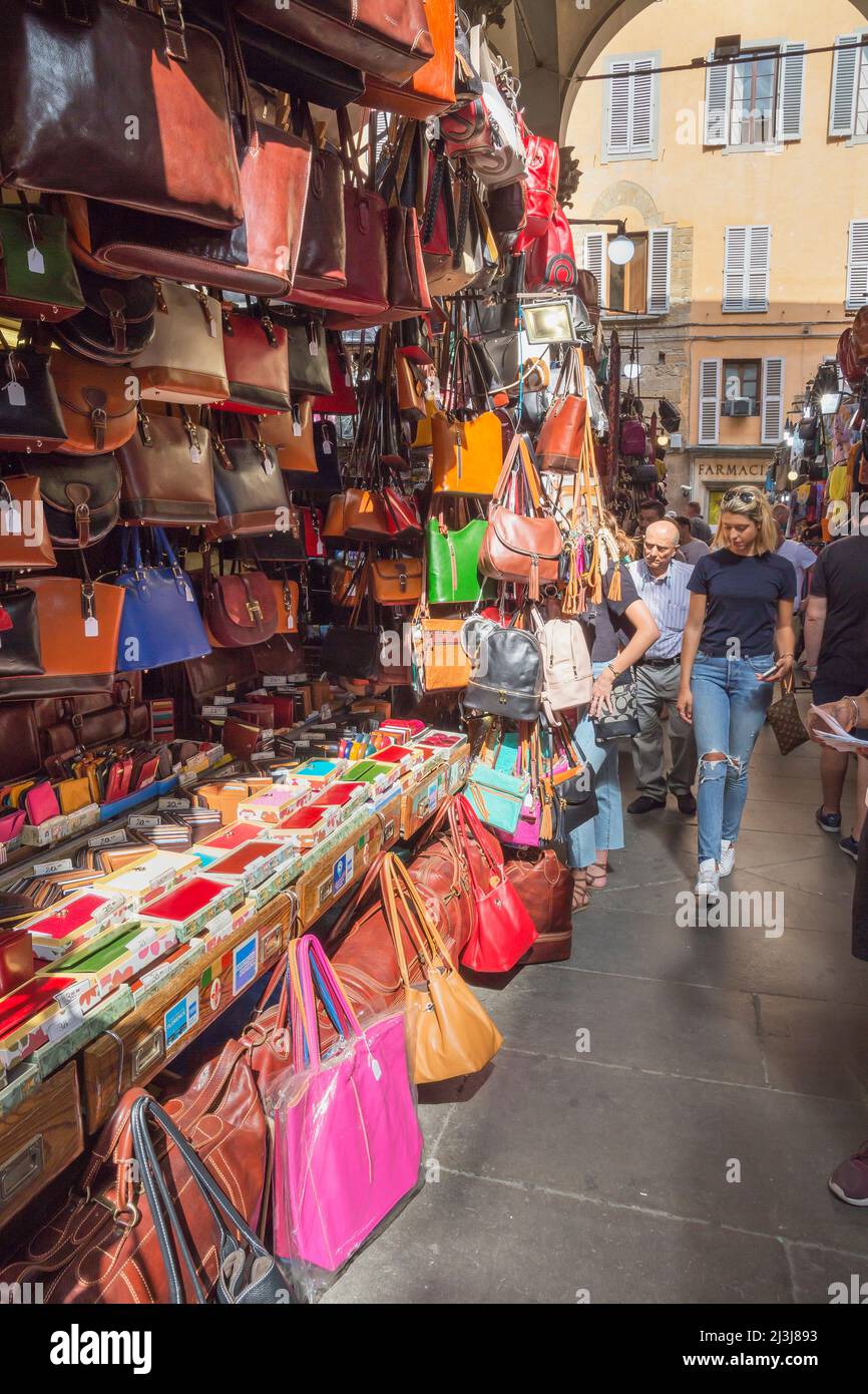 Mercato Nuovo, Florence, Tuscany, Italy, Europe Stock Photo