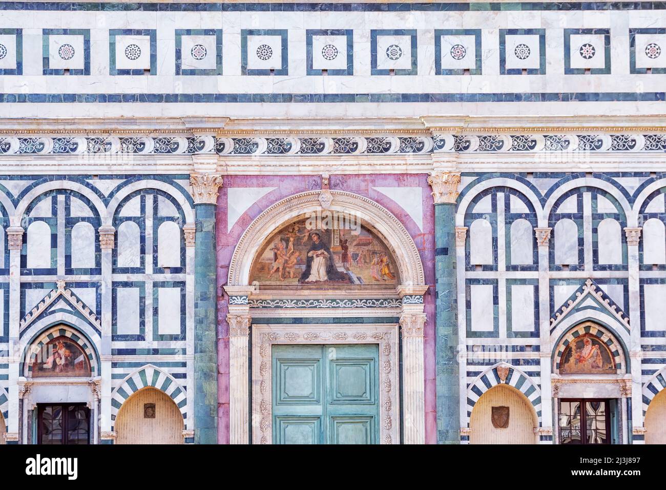 Santa Maria Novella church, Florence, Tuscany, Italy Stock Photo