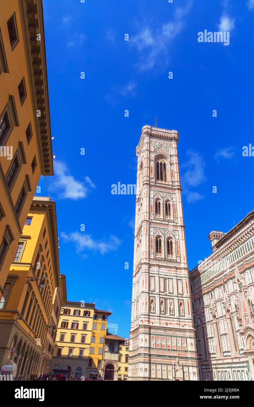 Giotto's Campanile, Florence, Tuscany, Italy Stock Photo