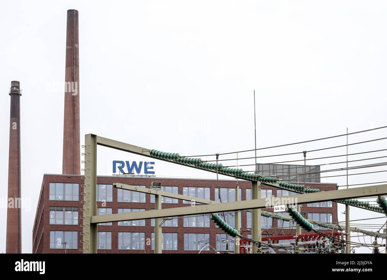 RWE Headquarters, Essen, North Rhine-Westphalia, Germany, Europe Stock Photo
