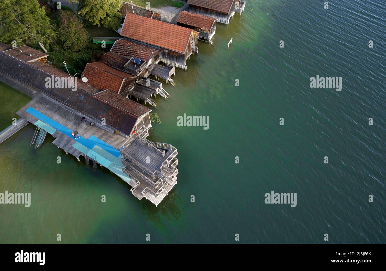 Strandbad Utting, Ammersee, Bavaria, Germany Stock Photo Alamy