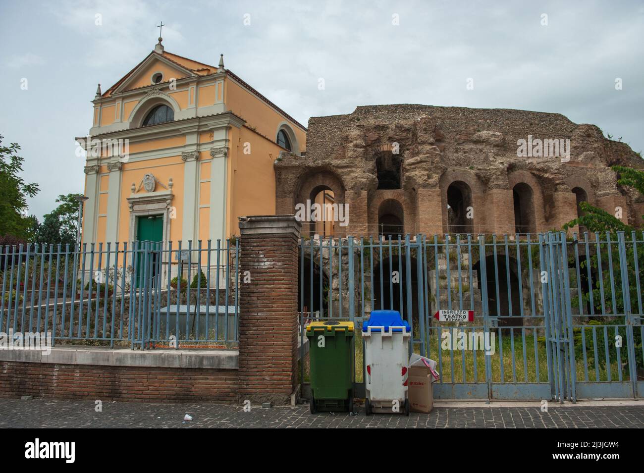 Benevento, Italy 11/05/2016: Roman theater. ©Andrea Sabbadini Stock Photo