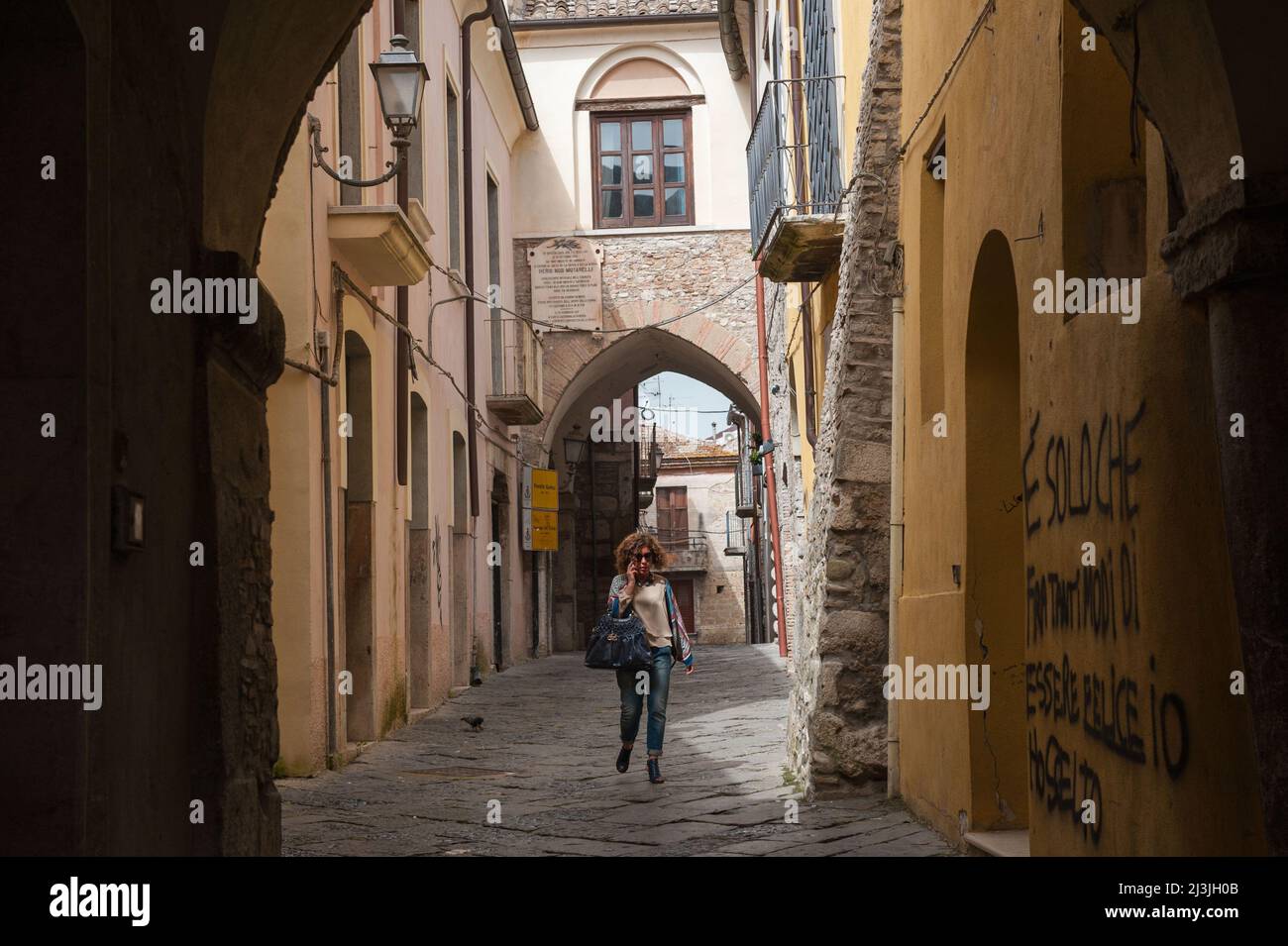 Benevento, Italy 11/05/2016: historic center. ©Andrea Sabbadini Stock Photo