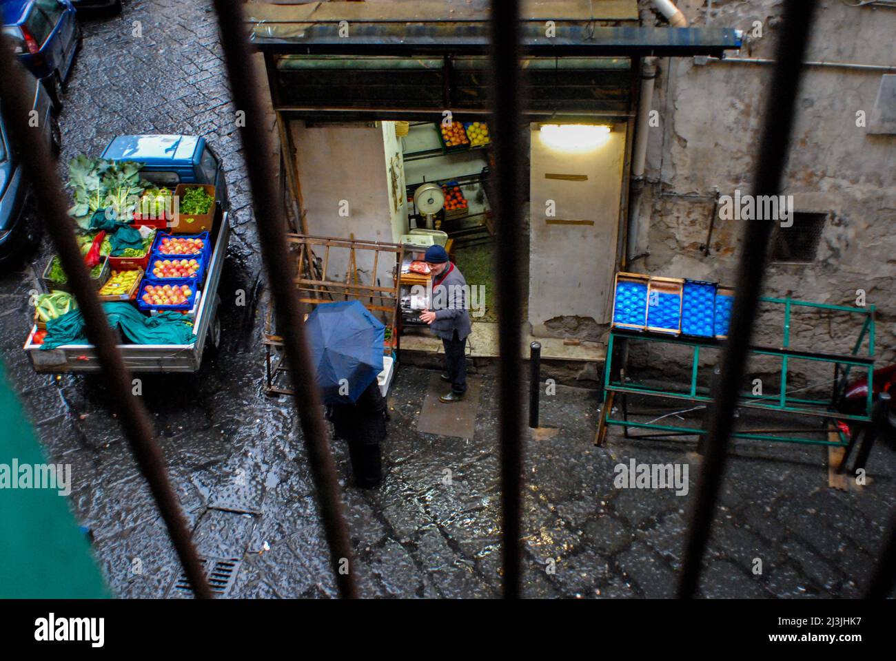 Naples, Italy 10/01/2008: Rione Montecalvario. ©Andrea Sabbadini Stock Photo