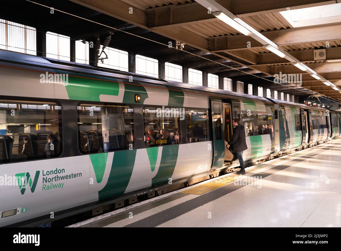 London Northwestern Railway, Euston station, London, England Stock Photo