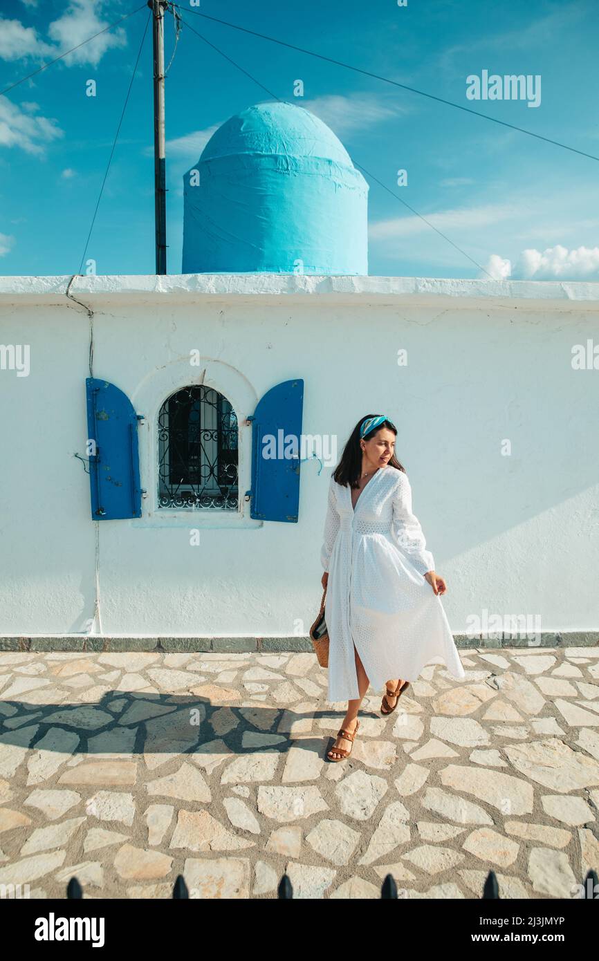 blue special occasion dresses Santorini - Maxi Dress main image 0