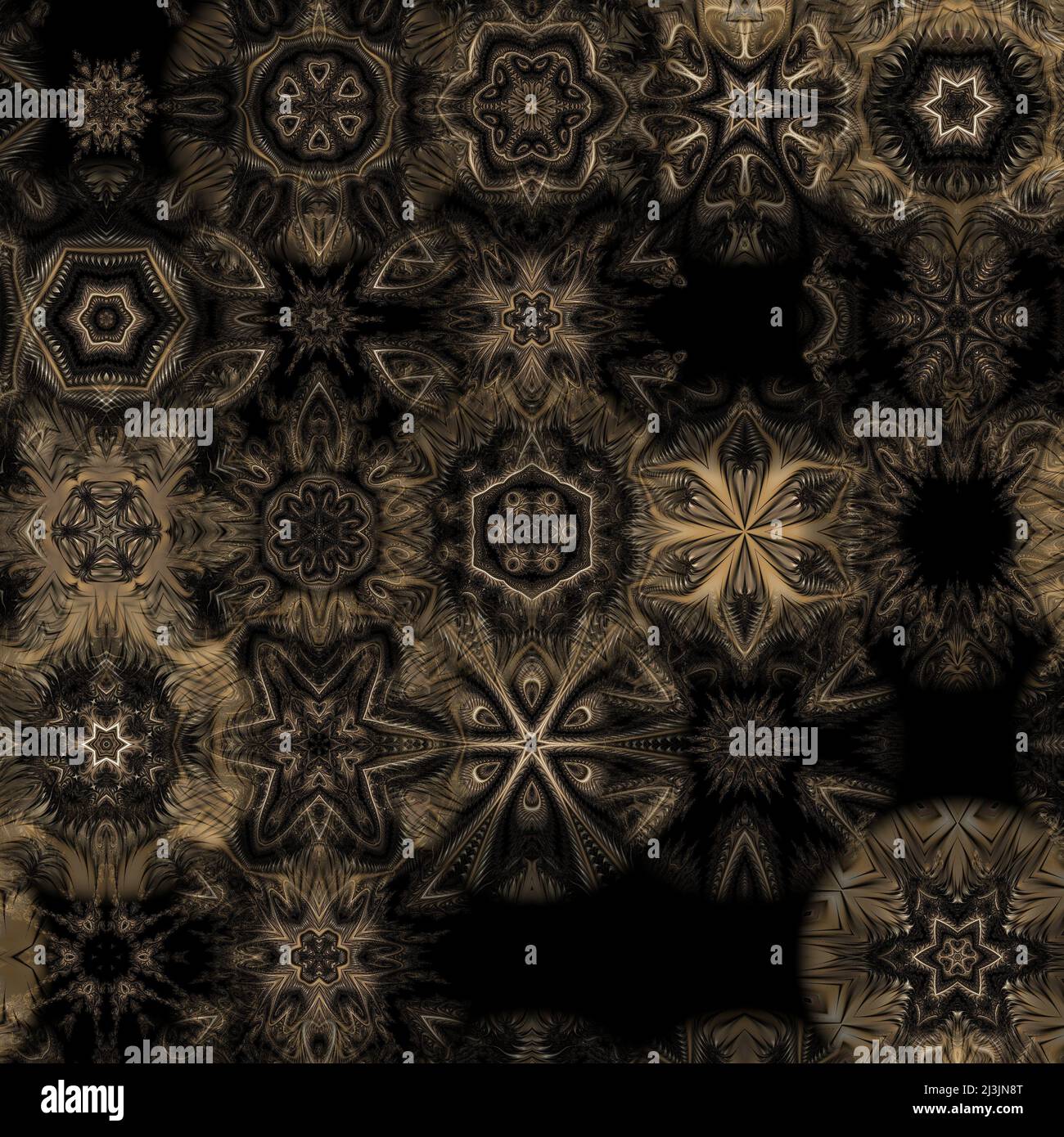 Abstract Computer generated Fractal design. A fractal is a never-ending ...