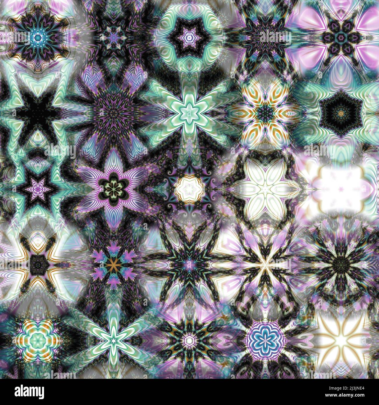 Abstract Computer generated Fractal design. A fractal is a never-ending ...