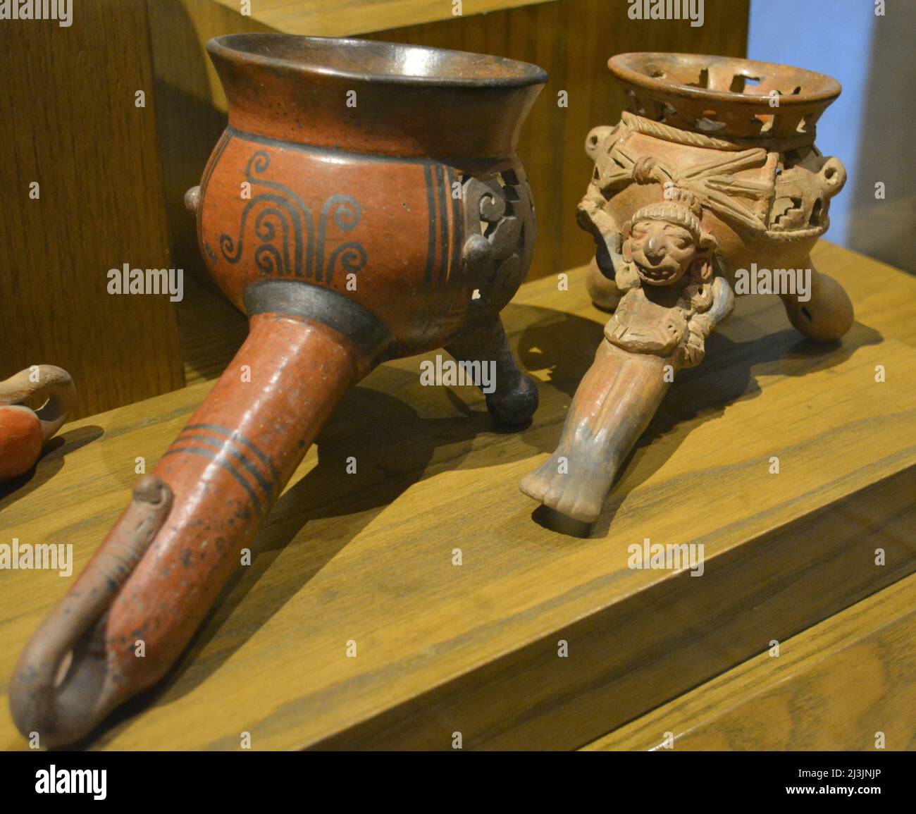 Incense Burner Zapoteca Culture, Cultures Museum Stock Photo