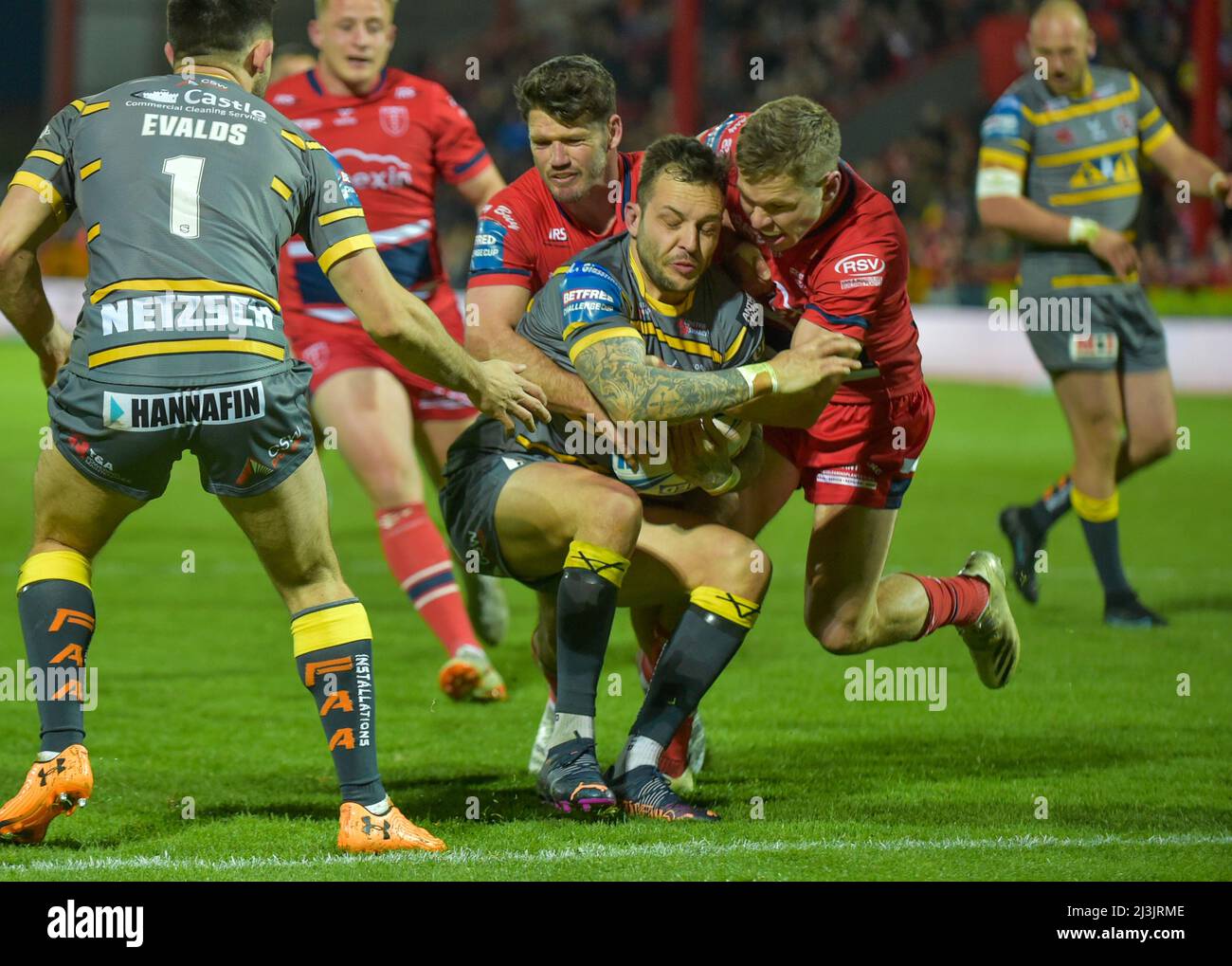 Hull, UK. 08th Apr, 2022. Betfred Challenge cup between Hull KR and ...