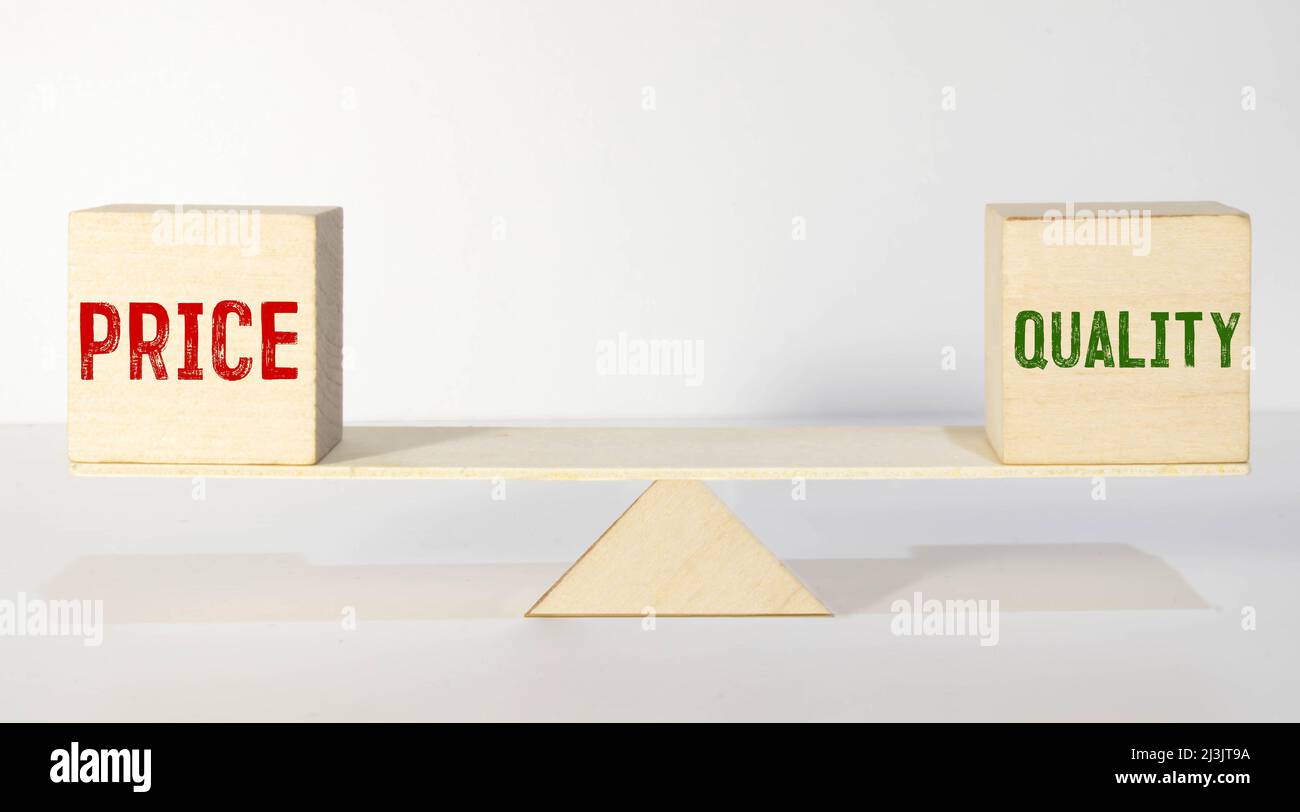 Hand writing the text: Price x Value Stock Photo - Alamy