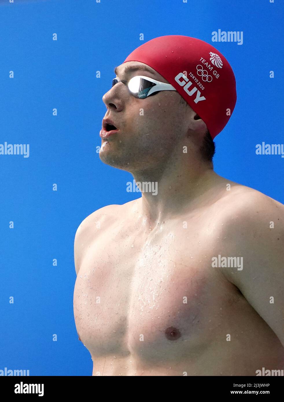 Bath NC's James Guy in action during the Men's Open 100m Butterfly Finals during day four of the 2022 British Swimming Championships at Ponds Forge International Swimming Centre, Sheffield. Picture date: Friday April 8, 2022. Stock Photo