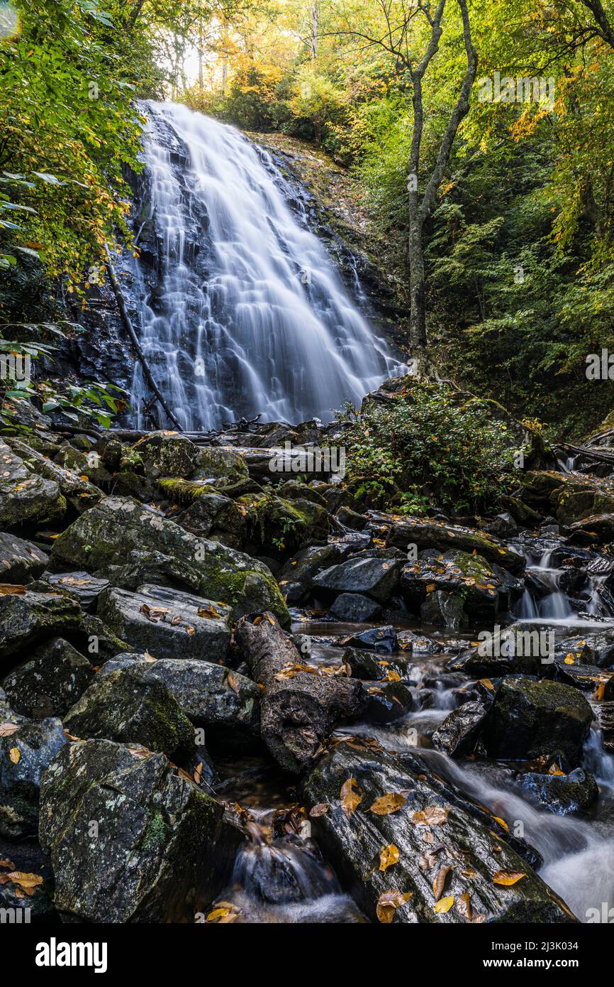 Crabtree Falls, North Carolina, USA Stock Photo Alamy