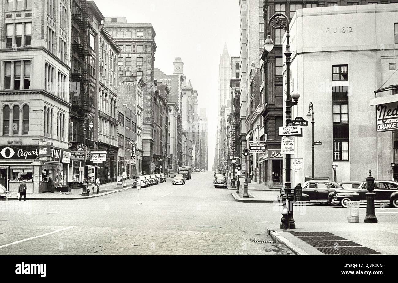 Canal Street New York probably early 1900s Stock Photo - Alamy