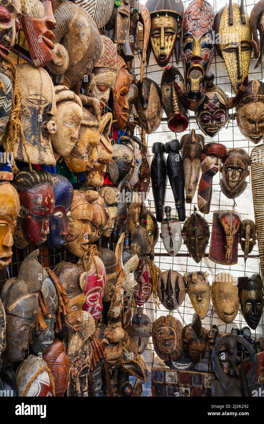 African wooden masks hires stock photography and images Alamy