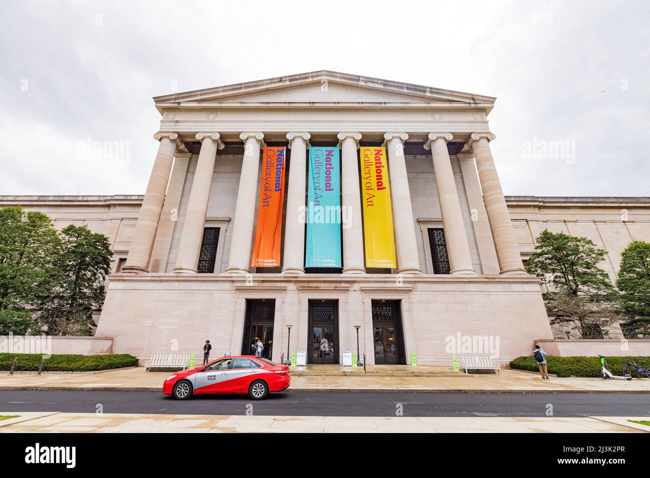 Washington DC, MAR 31 2022 - Exterior view of the National Gallery of Art Stock Photo
