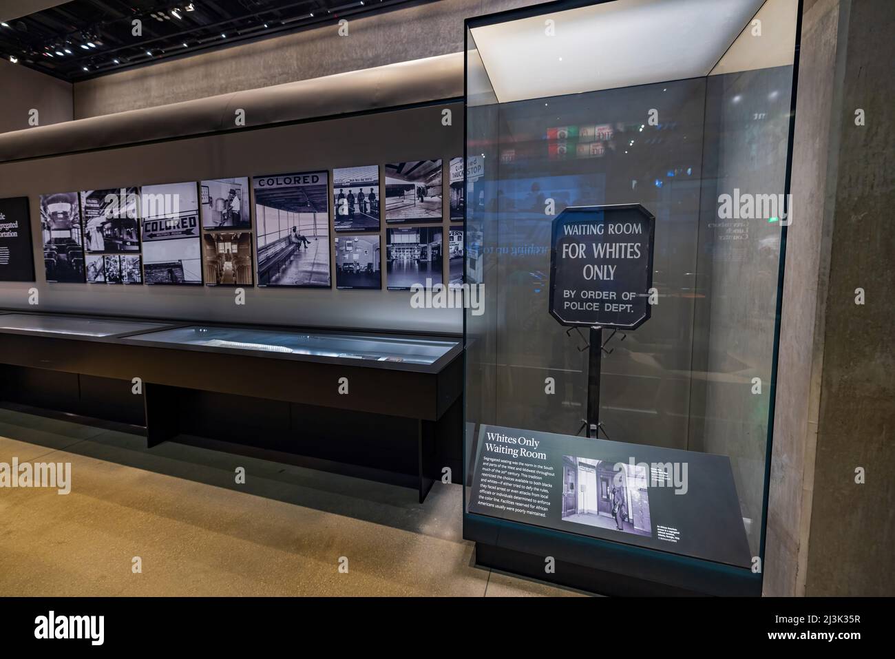 Washington DC, APR 1 2022 - Interior view of the National Museum of African American History and Culture Stock Photo