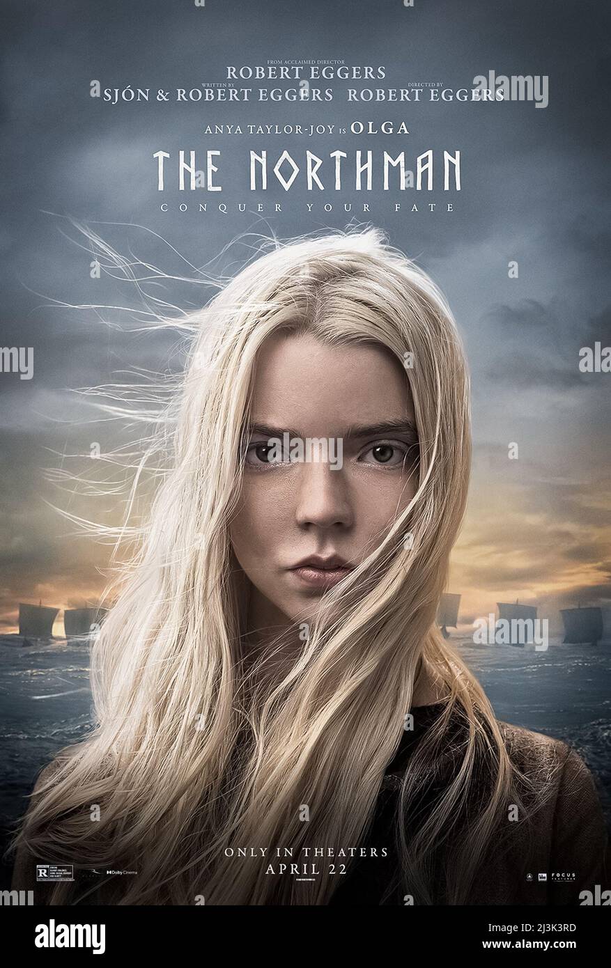 USA. Anya Taylor-Joy in the (C)Focus Features new movie : The Northman  (2022) . Plot: From acclaimed director Robert Eggers, The Northman is an  epic revenge thriller that explores how far a