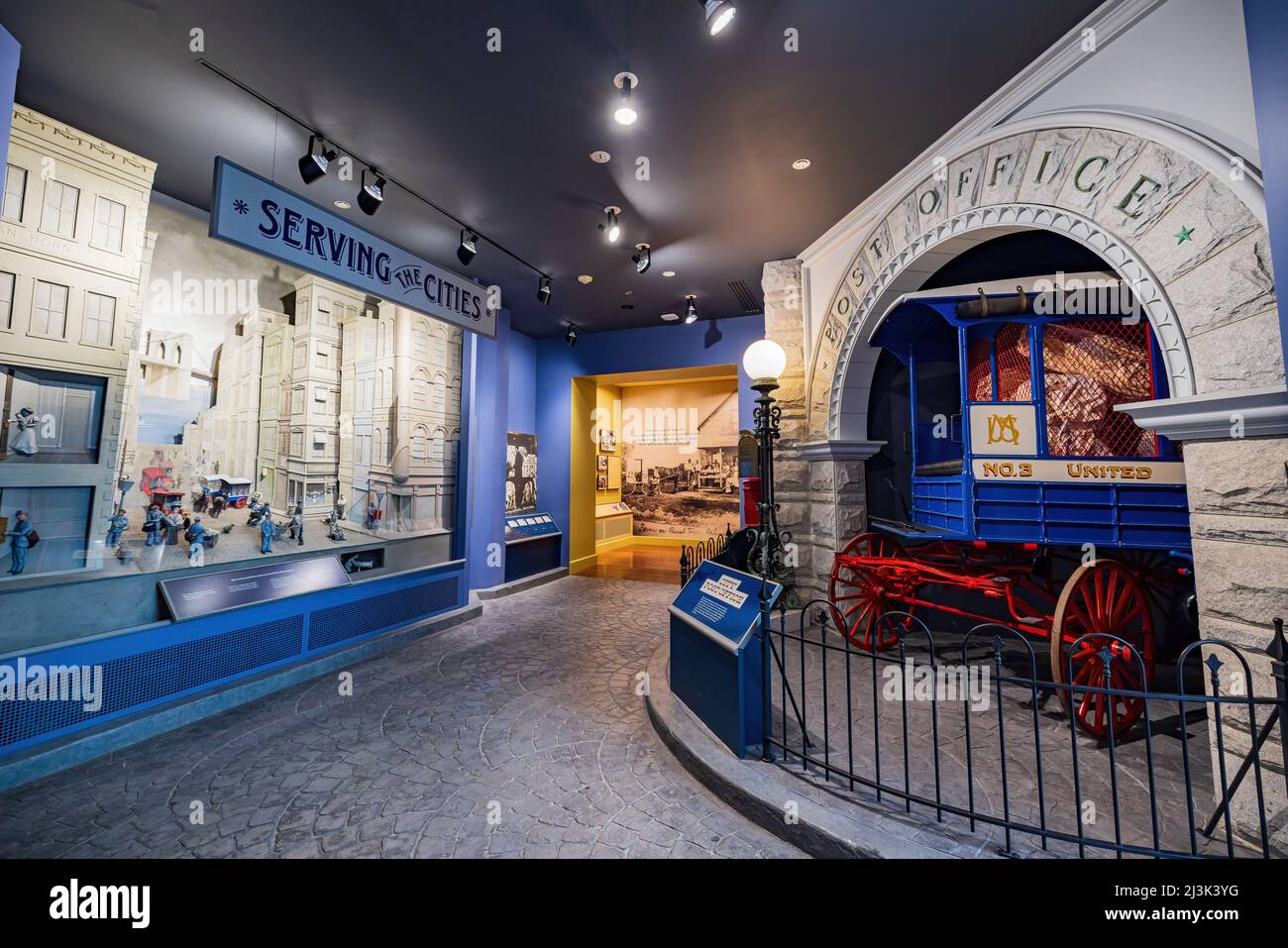 Washington DC, APR 4 2022 Interior view of the Smithsonian's National