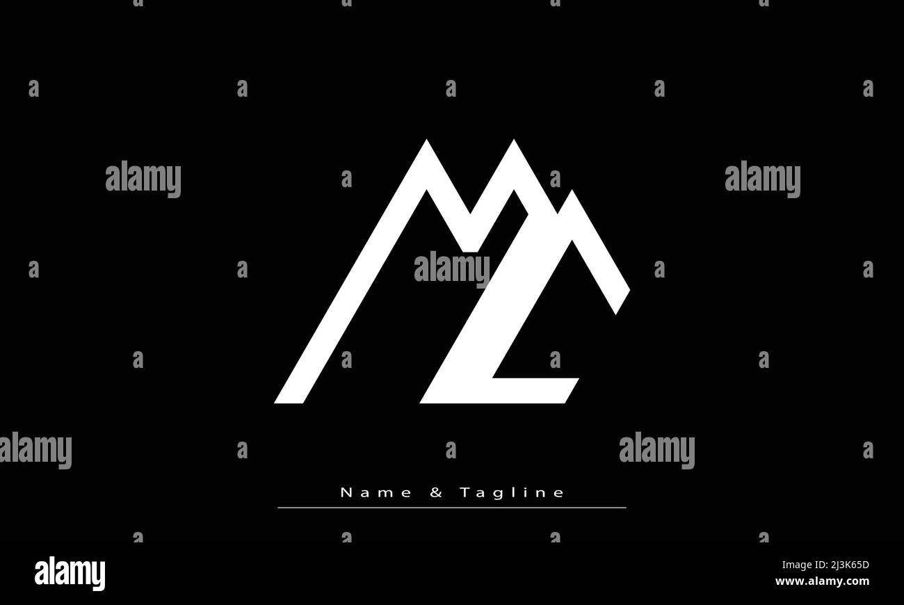 Alphabet letters Initials Monogram logo MC , CM Stock Vector Image ...