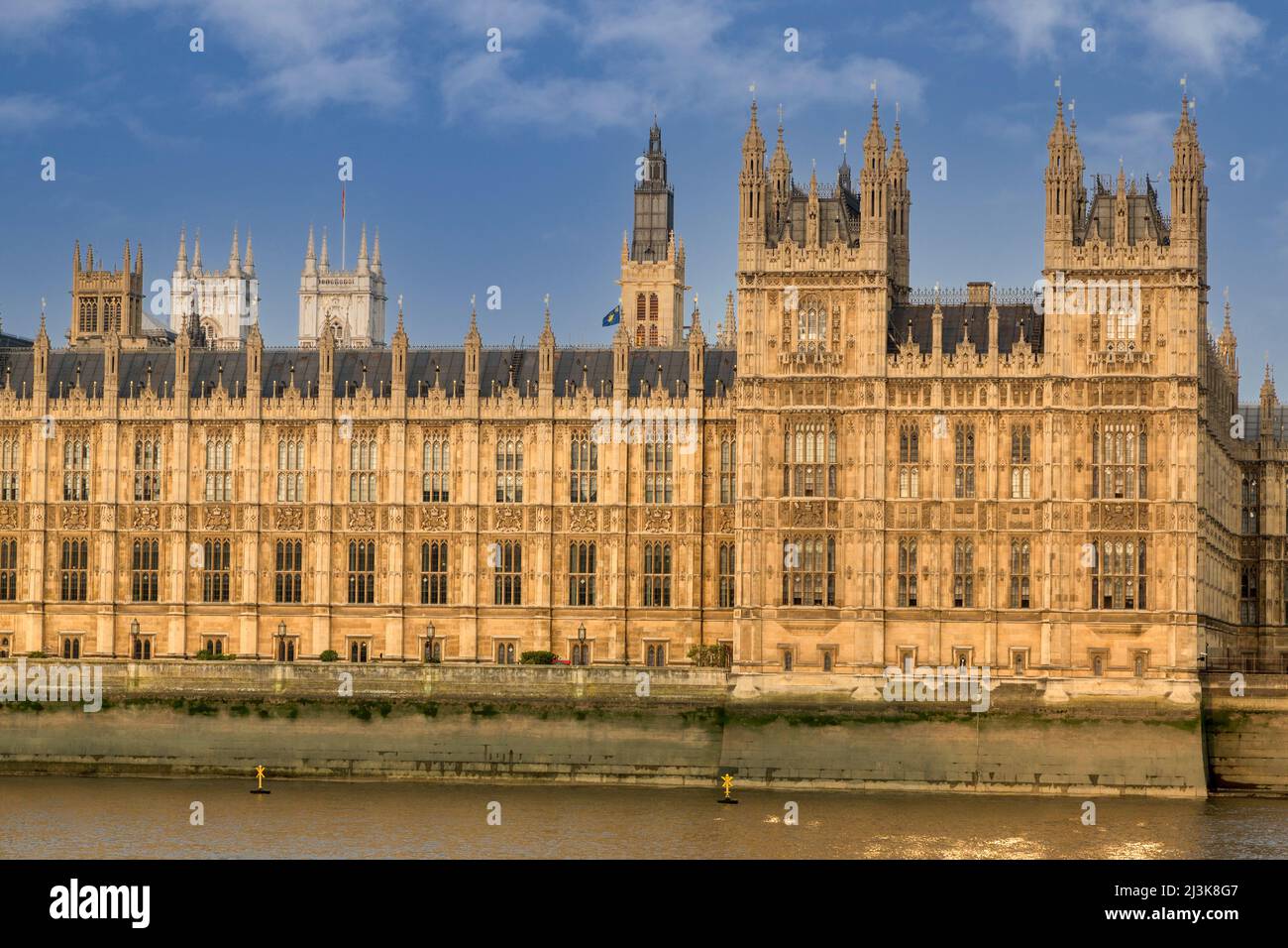 UK, England, London.  Westminster Palace, Houses of Parliament, Commons Side. Stock Photo