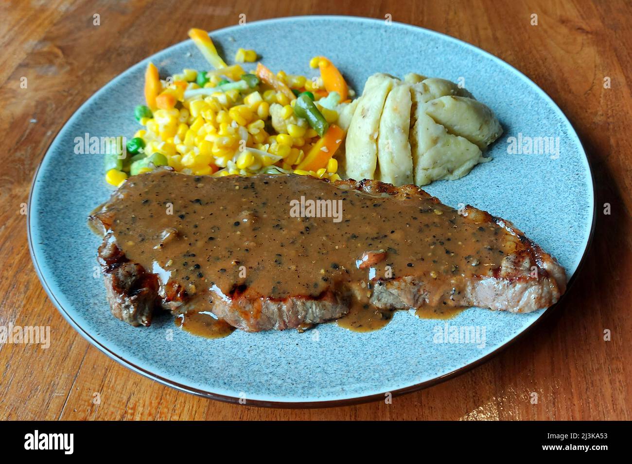 Sirloin Steak at Abuba Resto, Jakarta, Indonesia Stock Photo Alamy