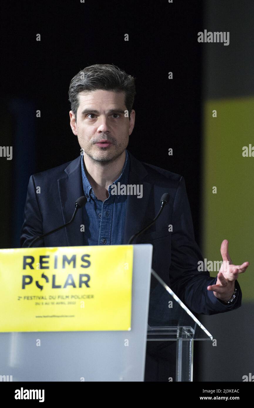 Reims, France. 08th Apr, 2022. Yann Gozlan attending the Claude Chabrol