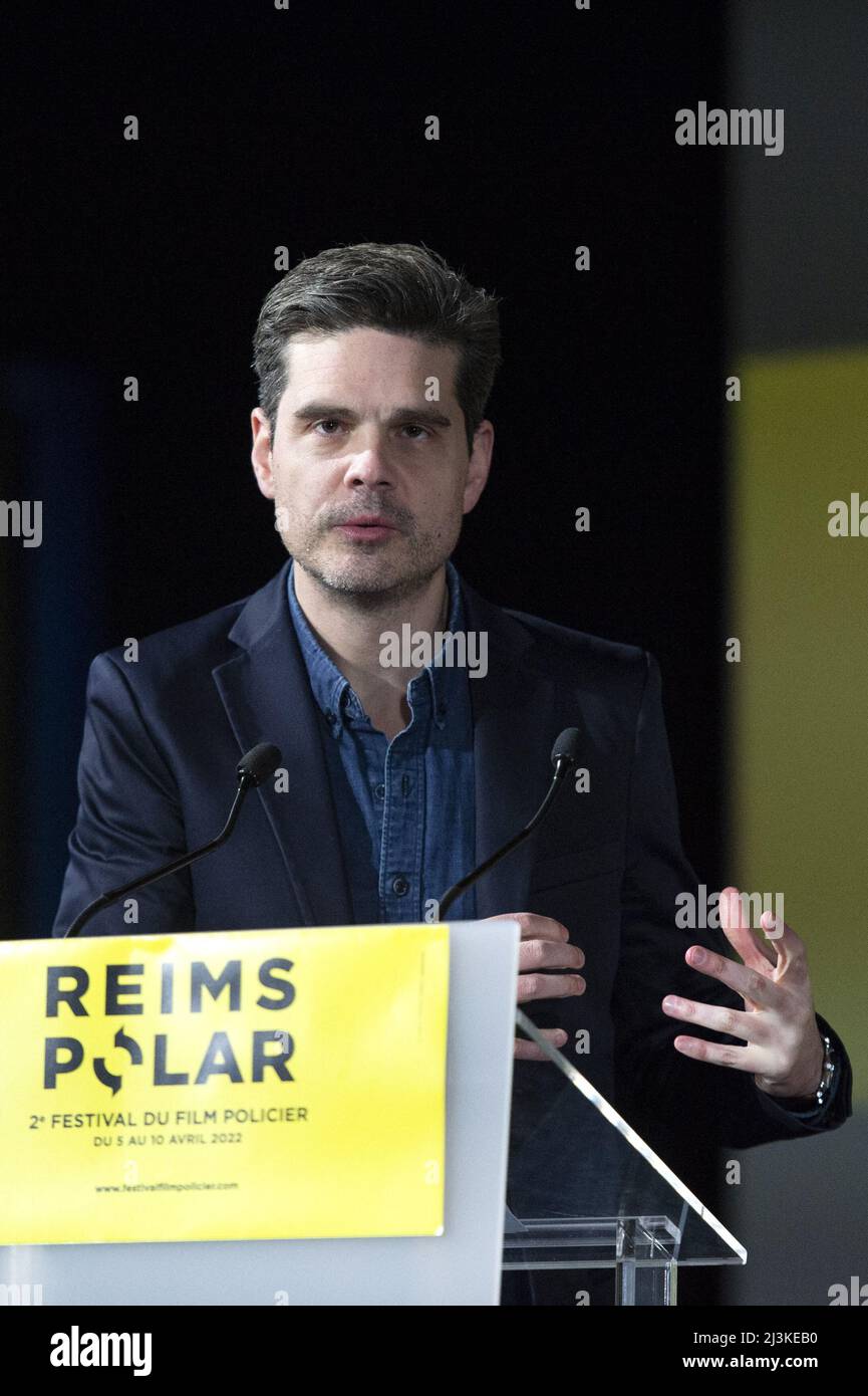 Reims, France. 08th Apr, 2022. Yann Gozlan attending the Claude Chabrol