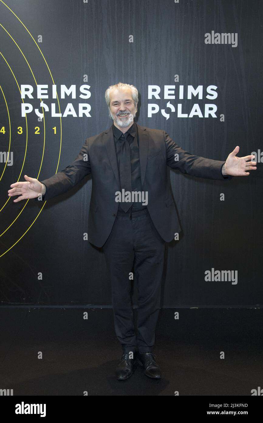 Vytautas Kaniusonis attending a photocall during the 2nd Reims Polar ...