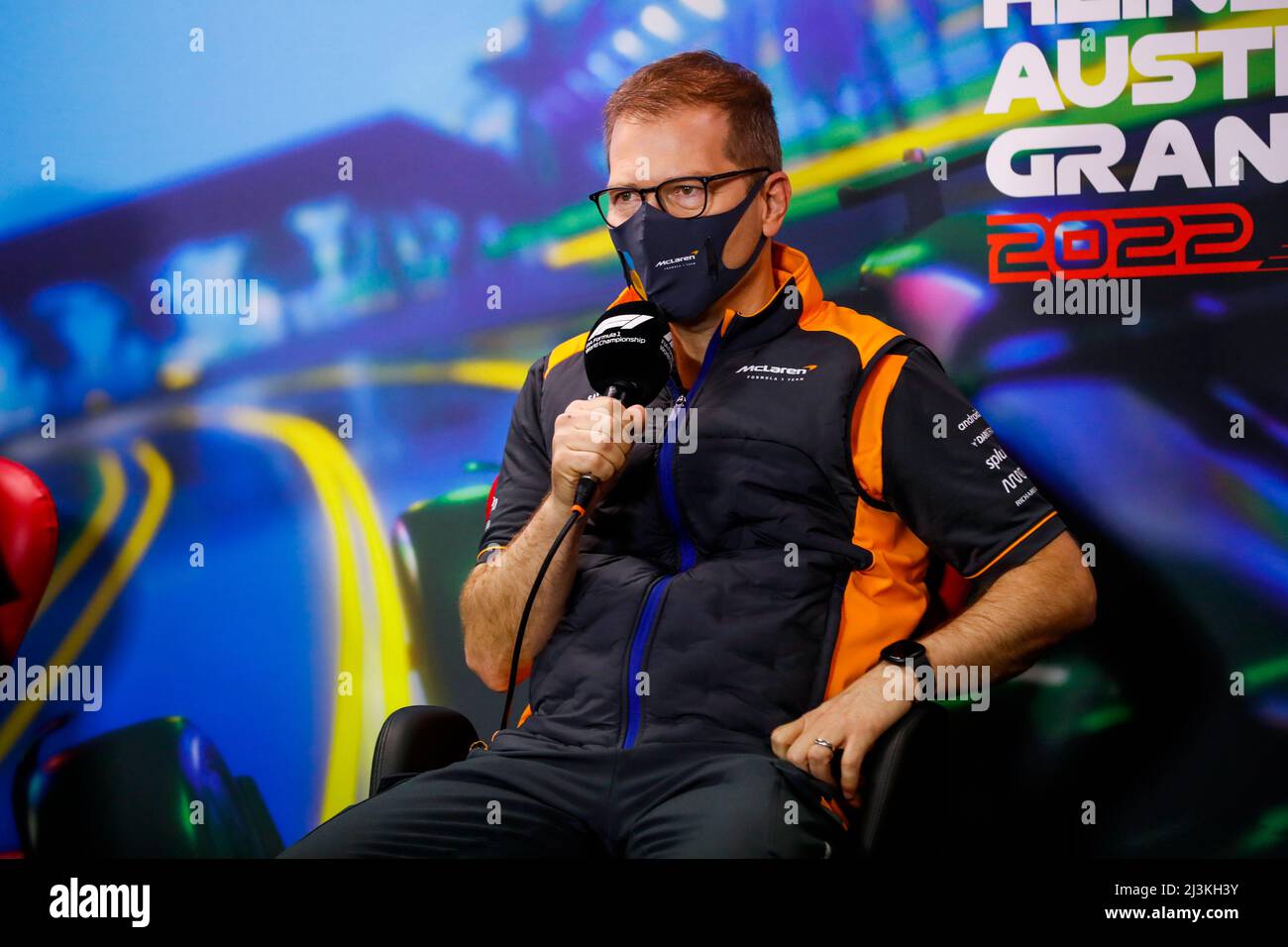 Rome, Italy. 09th Apr, 2022. SEIDL Andreas, Team Principal of McLaren
