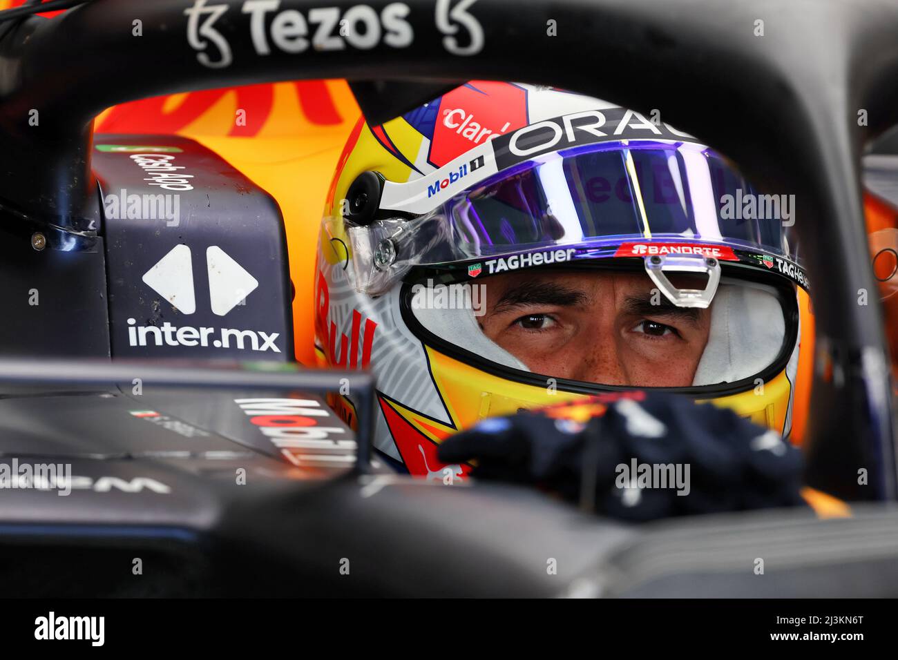 Melbourne, Australia. 09th Apr, 2022. Sergio Perez (MEX) Red Bull ...