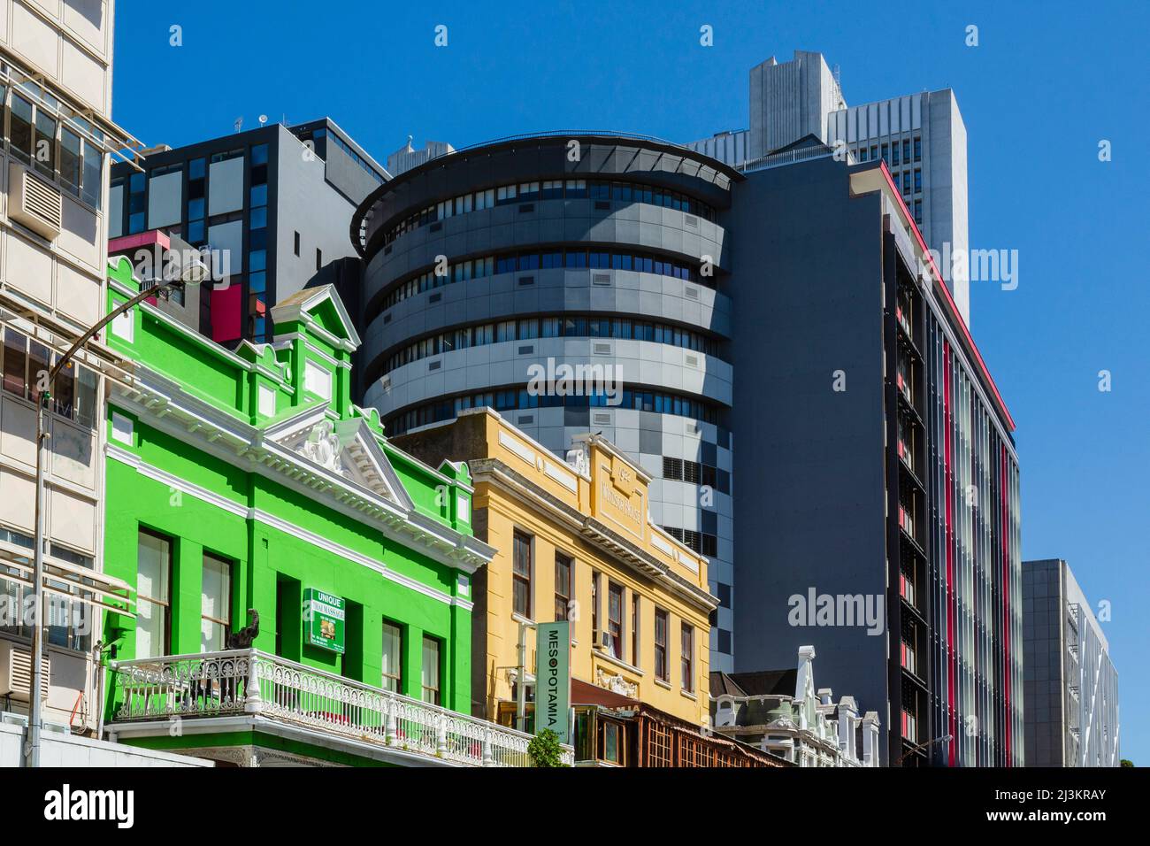 Old and modern architecture at Long Street, Cape Town, South Africa