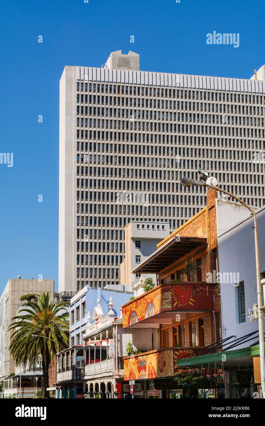 Old and modern architecture at Long Street, Cape Town, South Africa