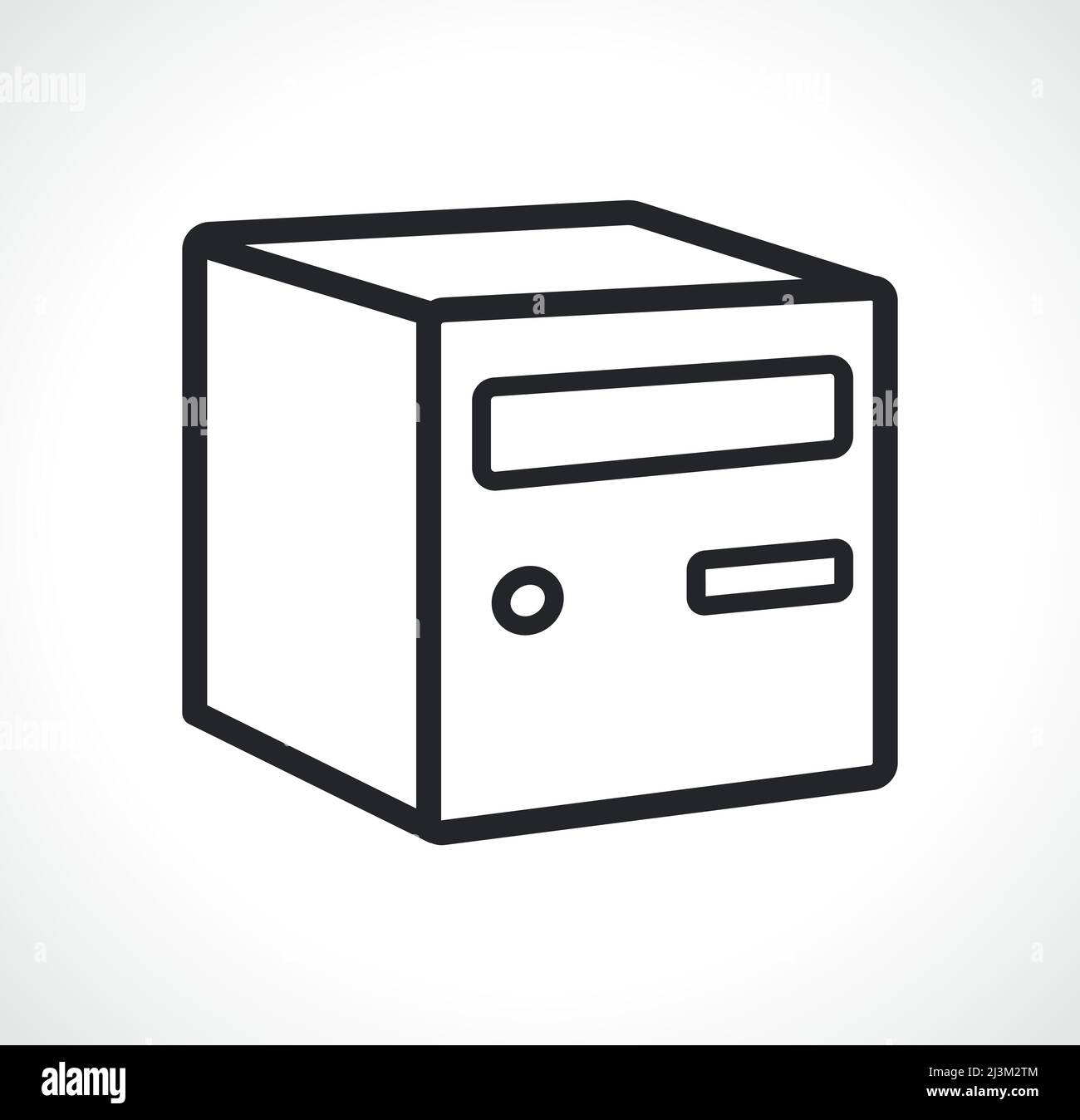 mailbox or letter box tin line icon Stock Vector Image \u0026 Art - Alamy, image size:1300x1348