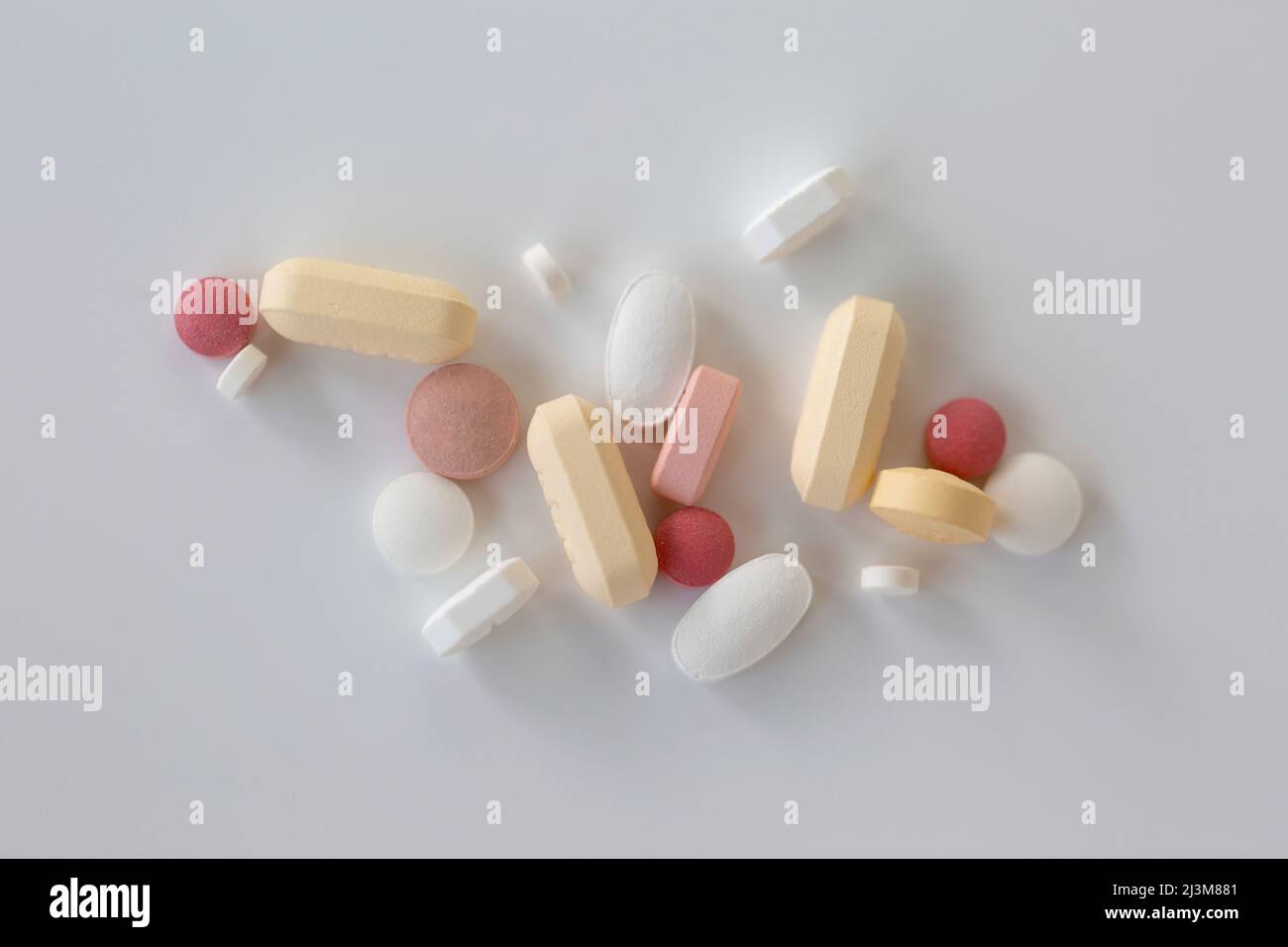 Prescription medication on a white background; Studio Stock Photo