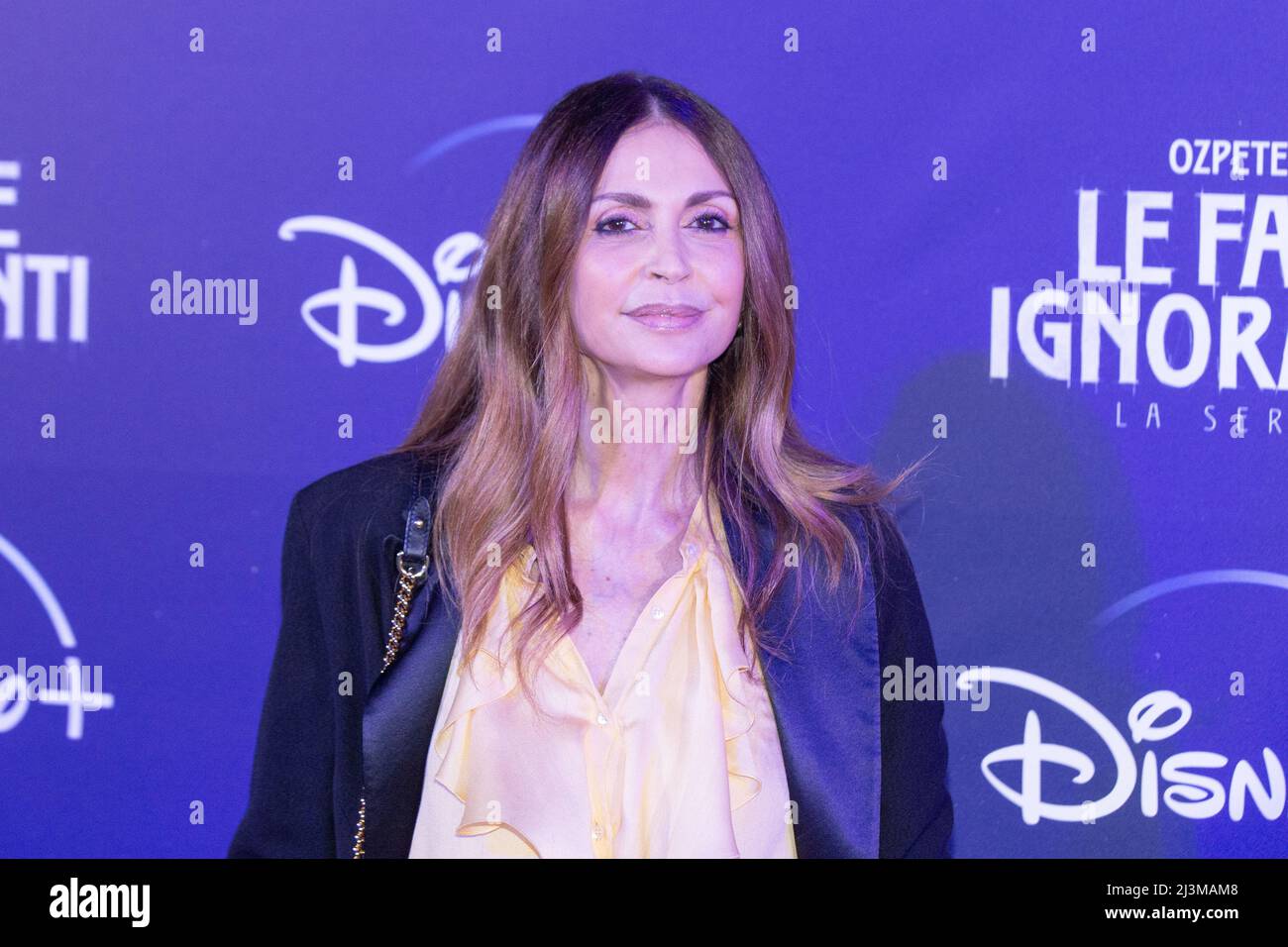 Rome, Italy. 08th Apr, 2022. Elda Alvigini attends the premiere of TV